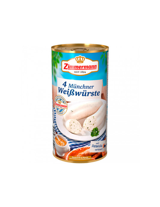 Zimmermann Muenchner Weisswurst 4ST 530g