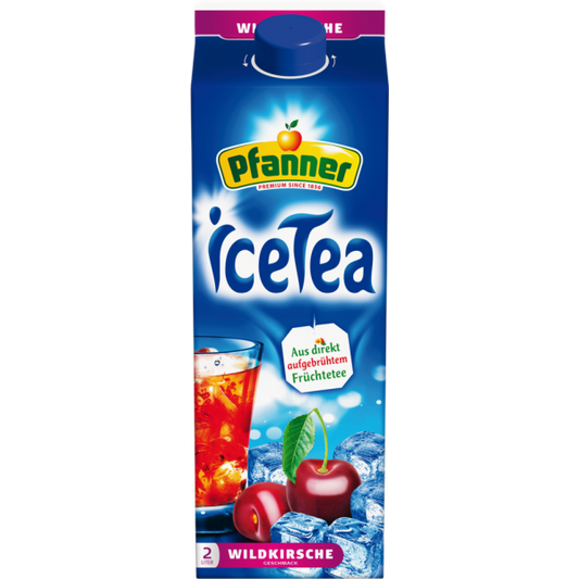 Pfanner Eistee Wildkirsche 2l