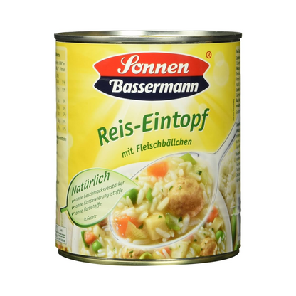 Sonnen Bassermann Reistopf mit Fleischklößchen 800g