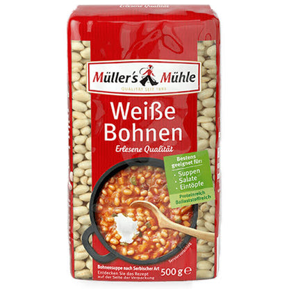 Müllers Mühle Weisse Bohnen 500g