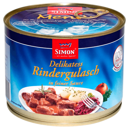 Simon Delikatess Rindergulasch in feiner Sauce 500g