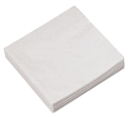 Duni Servietten uni white Tissue 3-lagig 33x33cm 1/4Falz 20ST