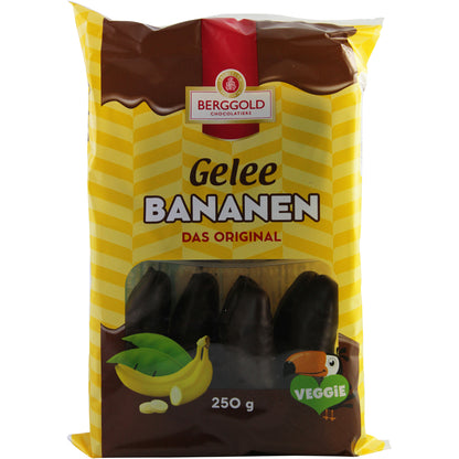 Berggold Gelee Bananen schokoliert 250g