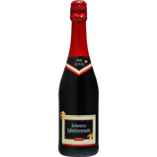 Premiat Schwarze Mädchentraube mild 0,75l