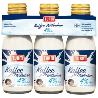 Turm Feine Leichte Kaffeesahne 4% 3x100g