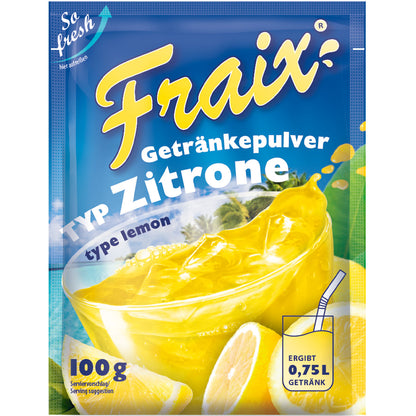Fraix Getränkepulver Typ Zitrone 100g