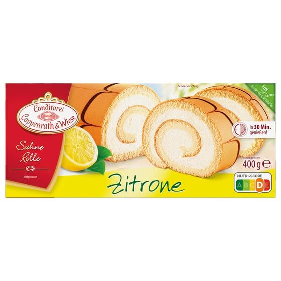 Coppenrath&Wiese Zitronen Sahne Rolle 400g