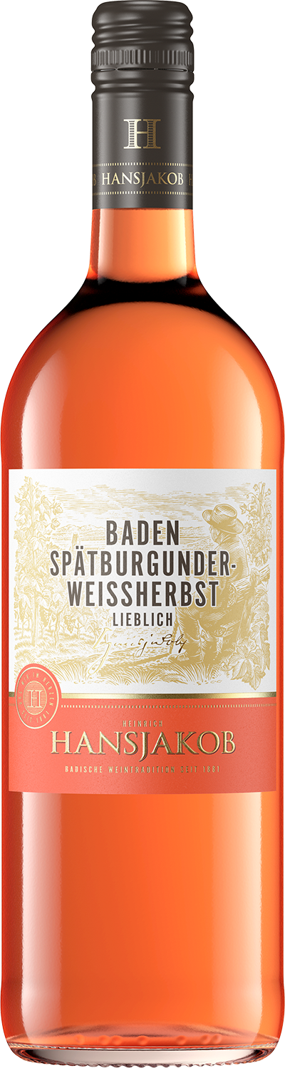 Heinrich Hansjakob Spätburgunder Weissherbst QbA lieblich 1l