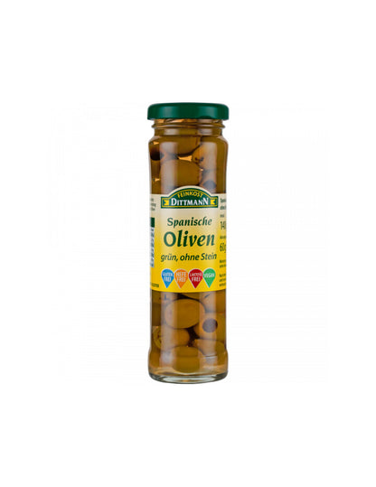 Feinkost Dittmann Oliven Grün ohne Stein 140g