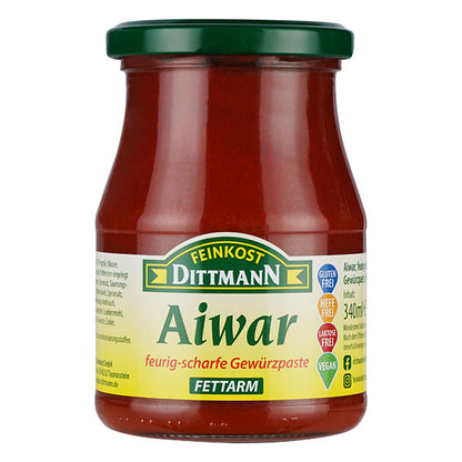 Feinkost Dittmann Aiwar Gewürzpaste scharf 340ml