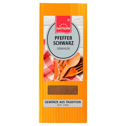 Hartkorn Pfeffer schwarz gemahlen 60g