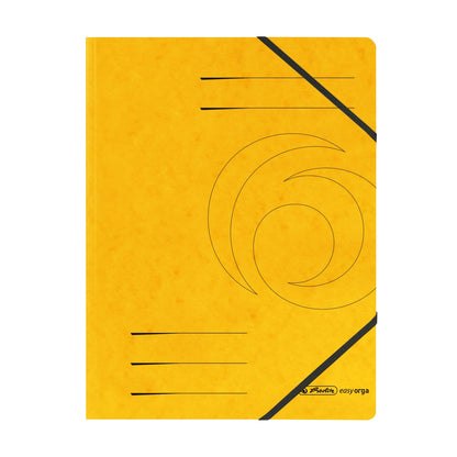 Herlitz Eckspanner Colorspan gelb A4