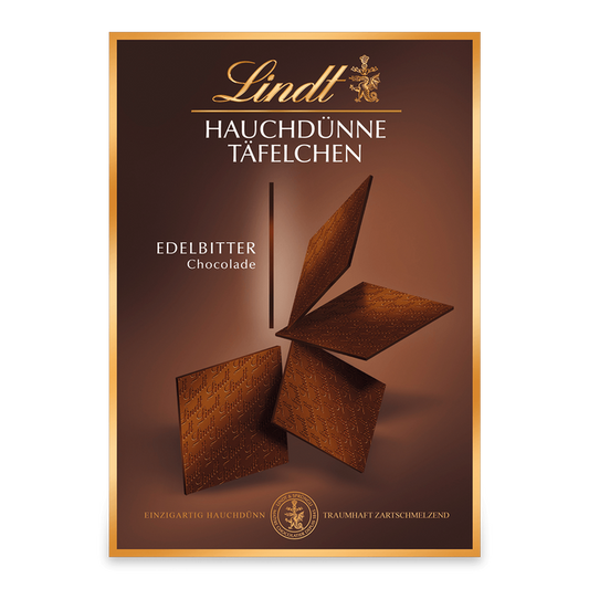 Lindt Hauchdünne Täfelchen Edelbitter 125g