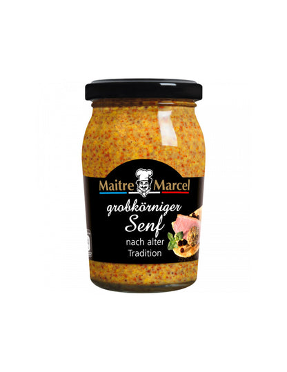 Maitre Marcel Senf grobkörnig mittelscharf 200ml