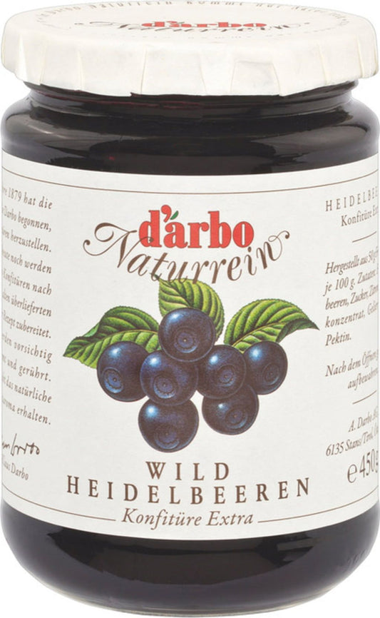 Darbo Naturrein Wildeidelbeer Konfitüre 450g