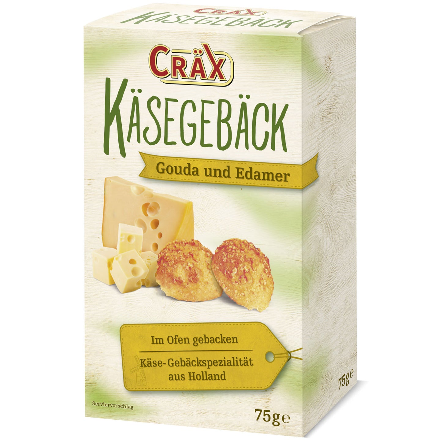 Cräx Käsegebäck Gouda & Edamer 75g