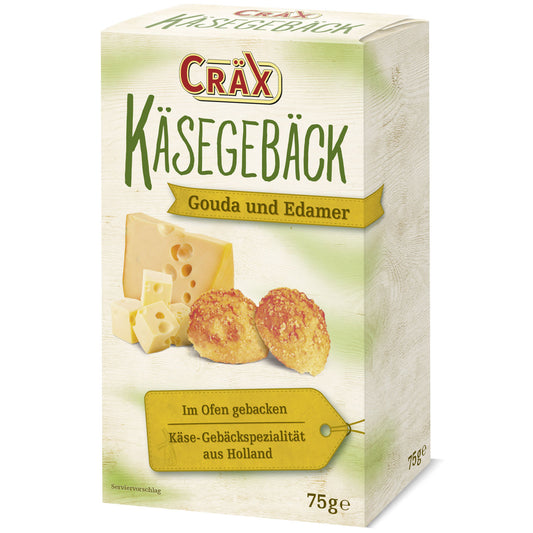 Cräx Käsegebäck Gouda & Edamer 75g