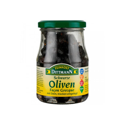 Feinkost Dittmann Oliven Schwarz Fagon Greque 230g