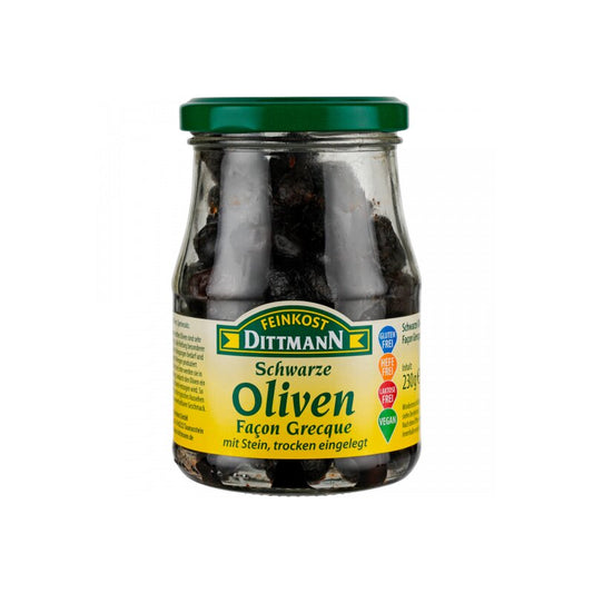 Feinkost Dittmann Oliven Schwarz Fagon Greque 230g