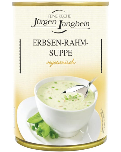 Jürgen Langbein Erbsen Rahm Suppe 400ml