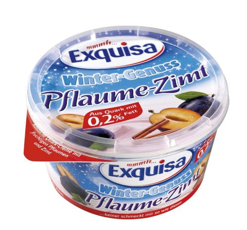 Exquisa Fruchtquark Pflaume-Zimt 0,2%500g