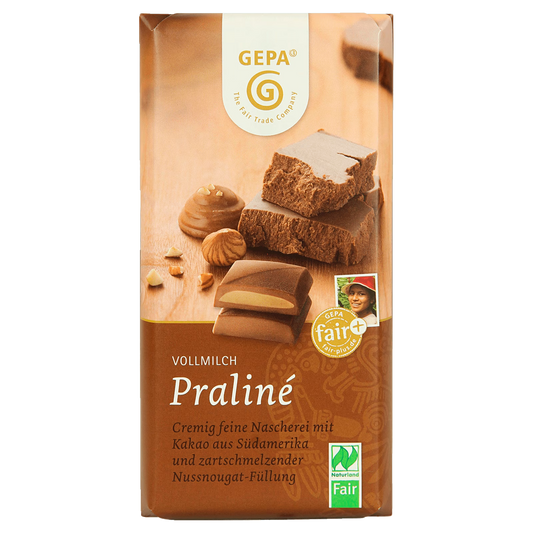 Bio Gepa Praline Vollmilch 100g