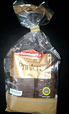 Kinkartz Schokoladen-Printen zartbitter (Aachener Printen) 200g