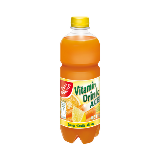 GUT&GÜNSTIG Vitamin-Drink ACE Orange,Karotte,Zitrone 0,5l DPG