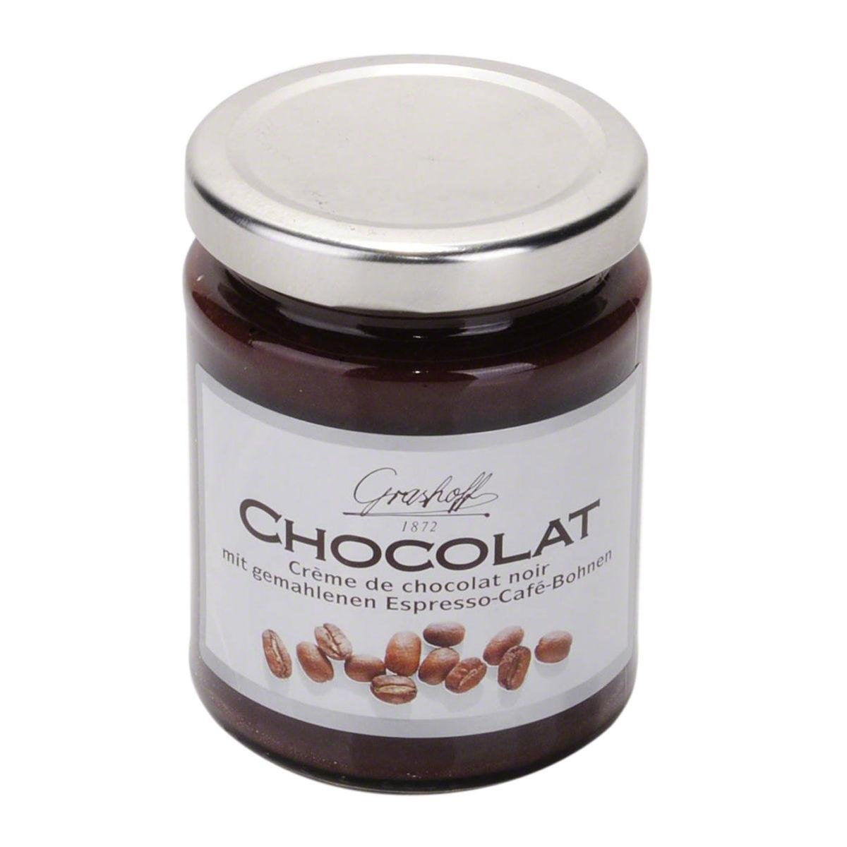 Grashoff Chocolat Schokoladencreme mit gemahlenem Espresso 250g