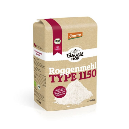 Demeter Bauck Mühle Roggenmehl Type 1150 1kg