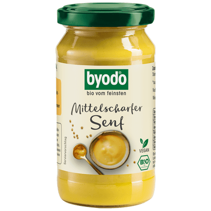 Bio Byodo mittelscharfer Senf der feine Klassiker 200ml