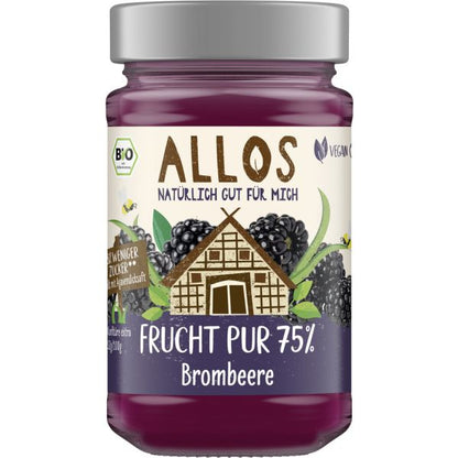 Bio Allos Frucht Pur Brombeer Marmelade 250g