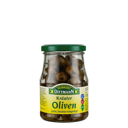 Feinkost Dittmann Oliven Grün ohne Stein 235g