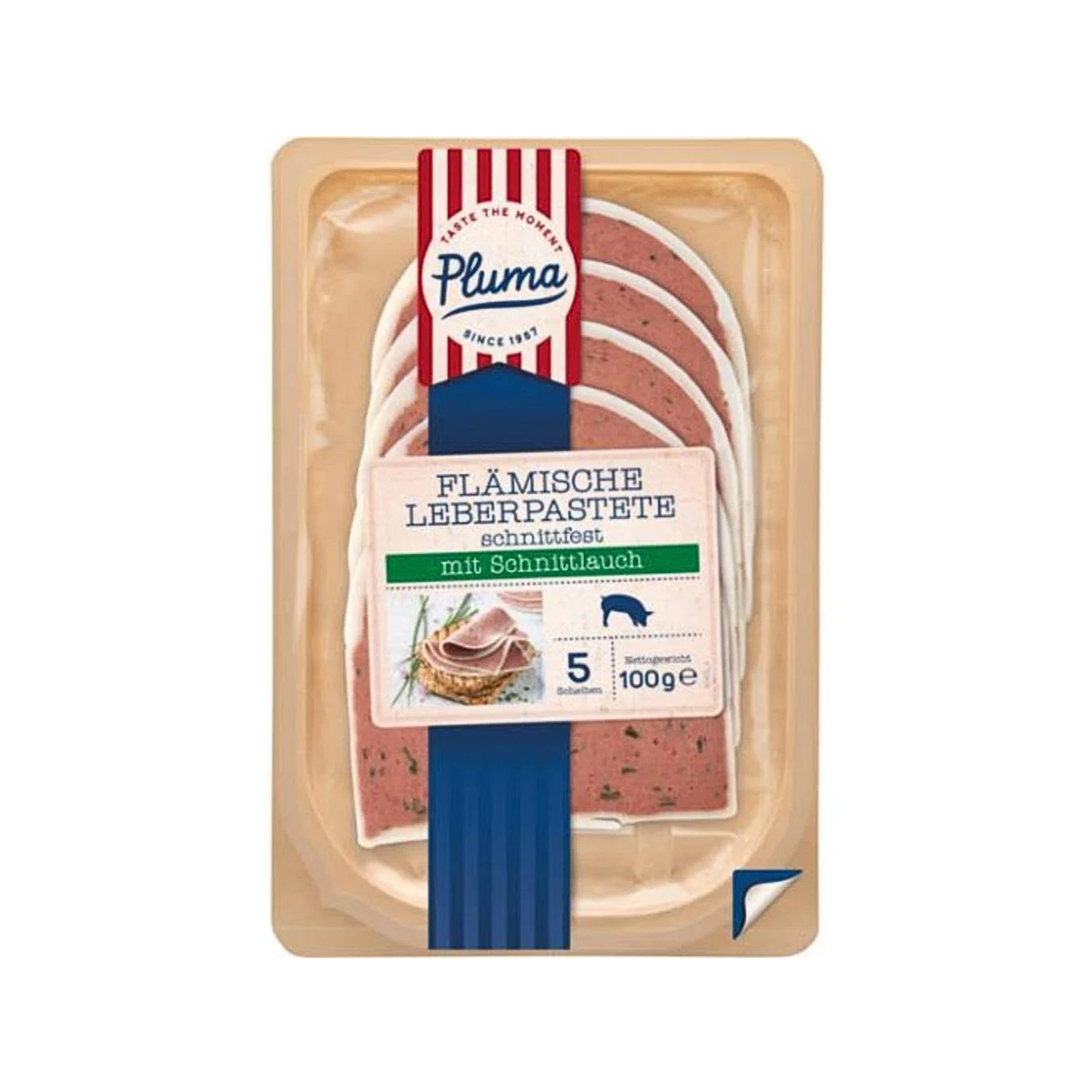 Pluma Leberpastete mit Schnittlauch 100g