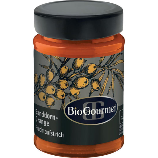 Biogourmet Fruchtaufstrich Sanddorn-Orange 200g