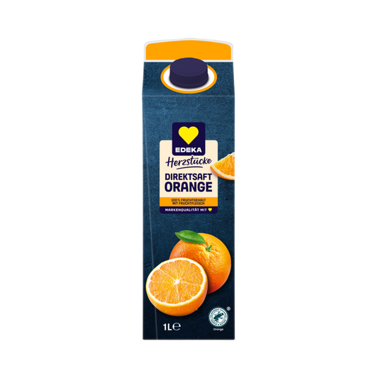 EDEKA Herzstücke Orangen Direktsaft 1l