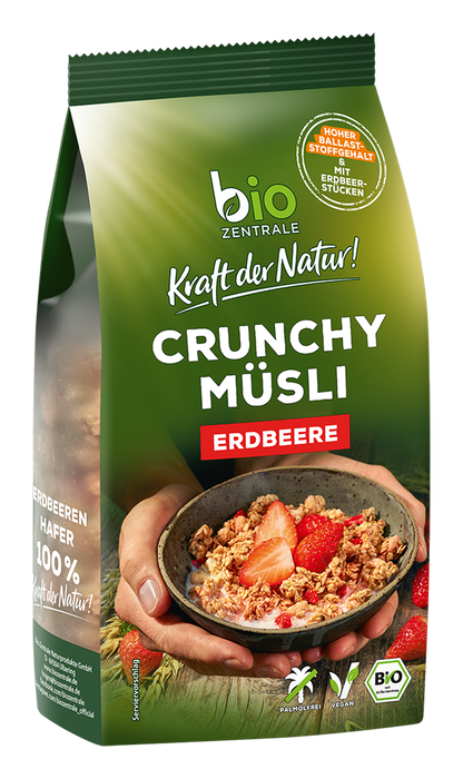 Bio Zentrale Crunchy Müsli Erdbeere 375g