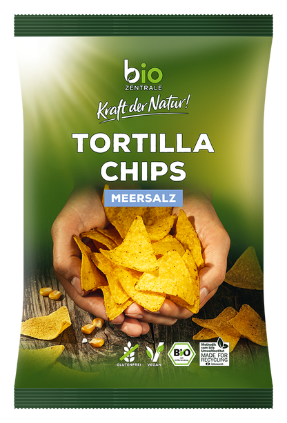 Bio Zentrale Tortilla Chips Meersalz 125g