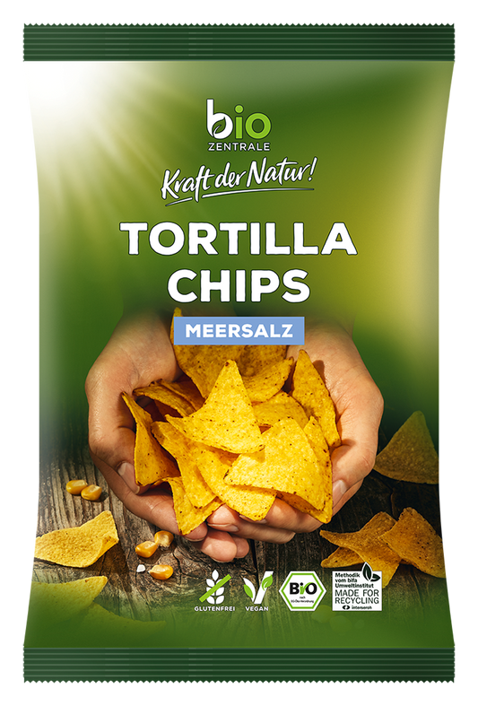 Bio Zentrale Tortilla Chips Meersalz 125g