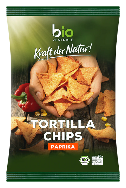 Bio Zentrale Tortilla Chips Paprika 125g