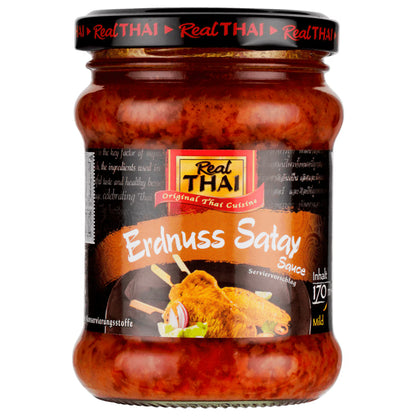 Real Thai Erdnuss Satay Sauce 170ml