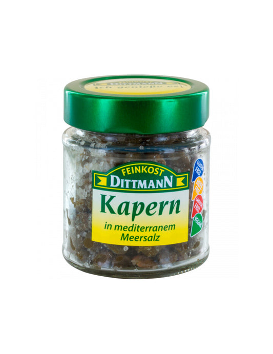 Feinkost Dittmann Kapern in Meersalz 90g