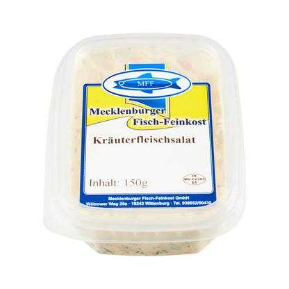 Mecklenburger Fisch Feinkost Kräuterfleischsalat 150g