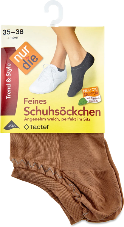nur die Damen Feines Schuhsöckchen amber 125 Gr.35/38