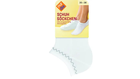 nur die Damen Feines Schuhsöckchen weiß 101 Gr.39/42