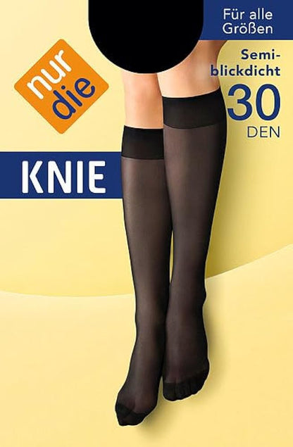 nur die Knie 30den schwarz 1 Einheitsgröße