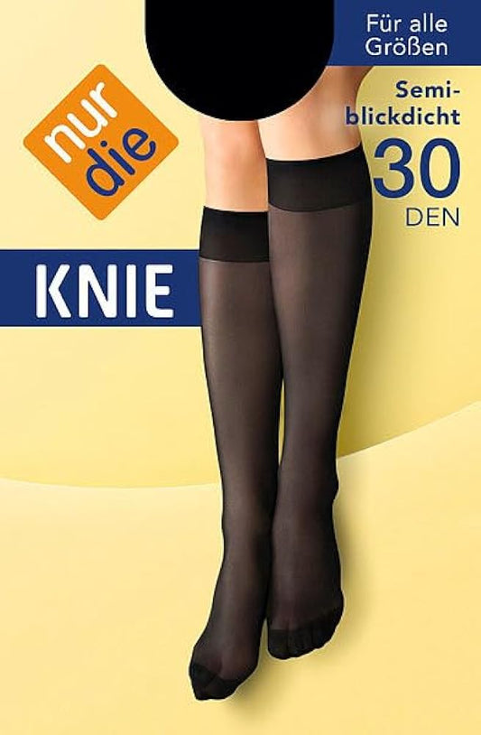 nur die Knie 30den schwarz 1 Einheitsgröße