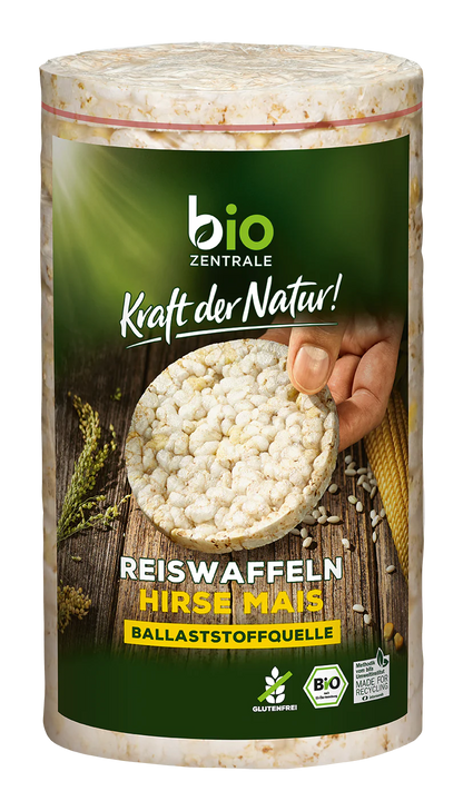 Bio Zentrale Reiswaffeln Hirse-Mais 100g