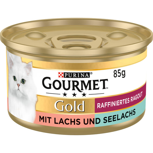 Gourmet Gold Seelachs Katzennassnahrung 85g