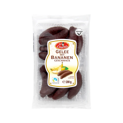 Sir Charles Gelee Bananen schokoliert 200g